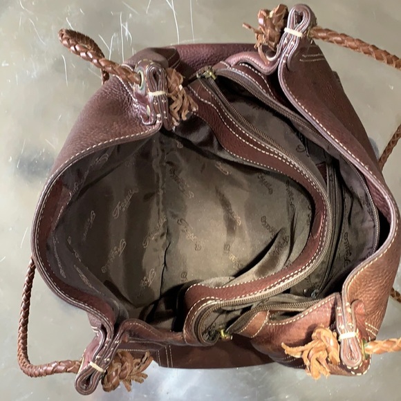 Fossil genuine leather hobo bag / purse - Picture 10 of 15